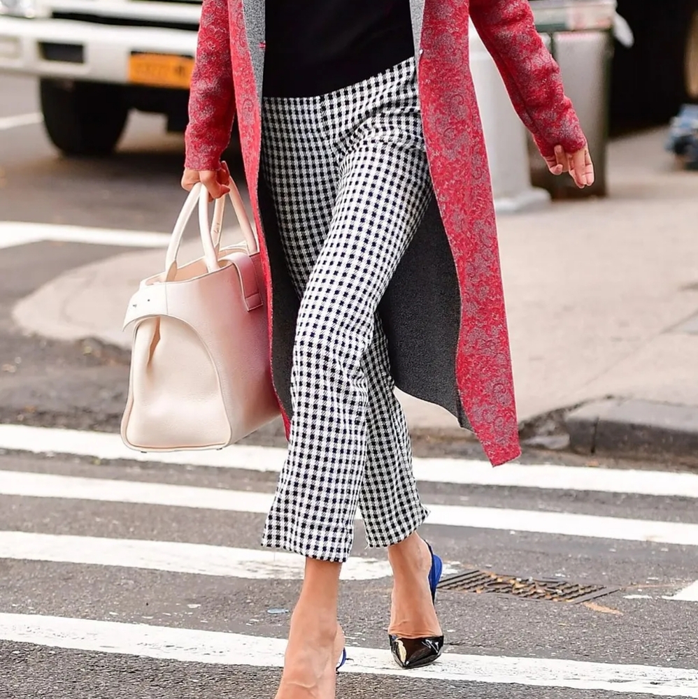 Chadwicks of Boston blue & white checkered pants